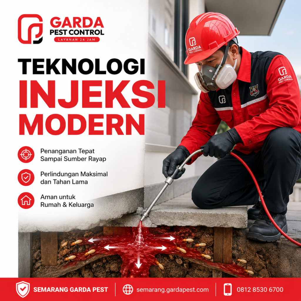 jasa anti rayap skala komersial untuk gedung dan gudang semarang