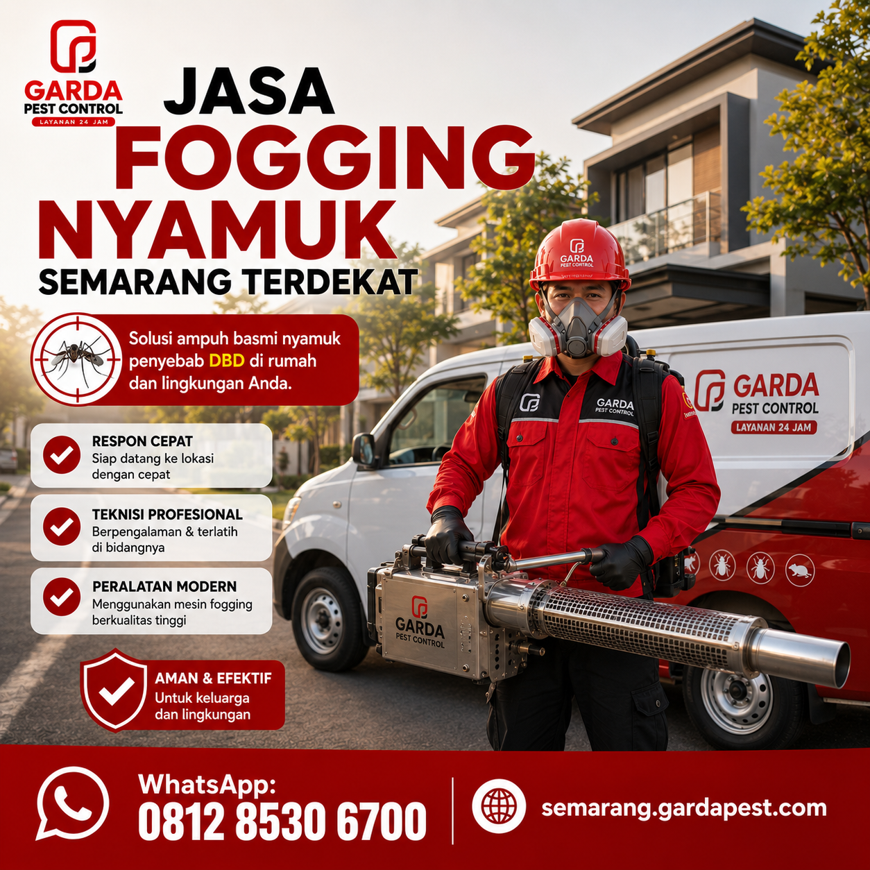Jasa Fogging Nyamuk untuk Area Komersial Semarang: Agata Pest Control Solusi Tepat